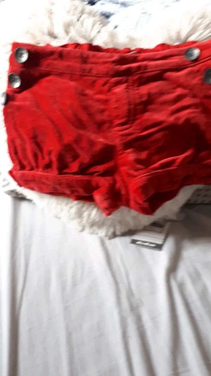 Short en velours