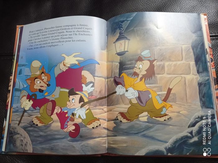 Livre enfant, Pinocchio. Disney éditions Hachette - photo numéro 3
