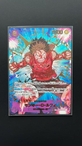 Monkey D. Luffy Japanese EB02-061 SEC Sp Alt Art One Piece Card The Best 2