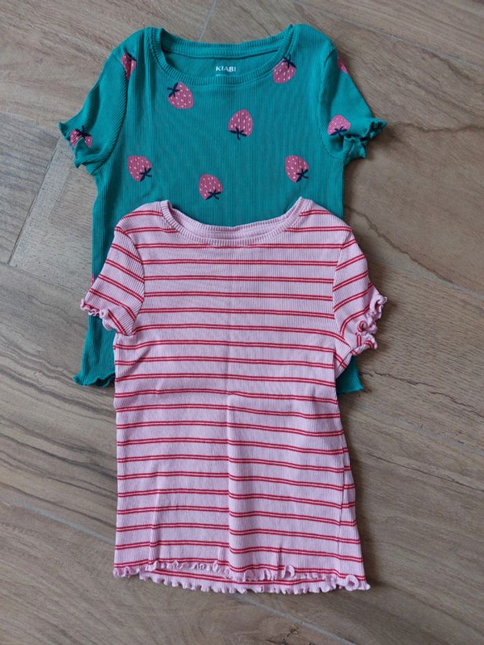 2 tee-shirt kiabi fille 6 ans