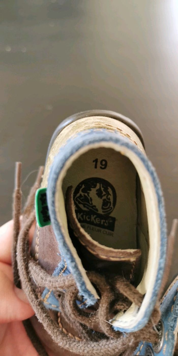 Kickers marron et jean T19 - photo numéro 4