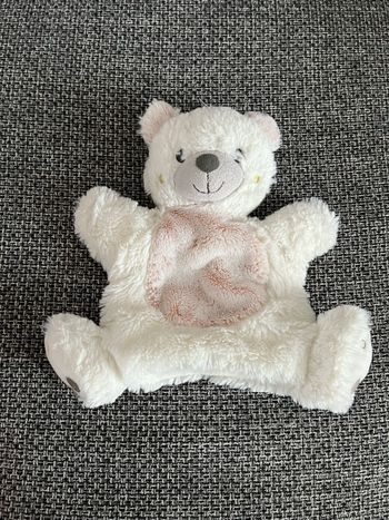Doudou marionnette ours