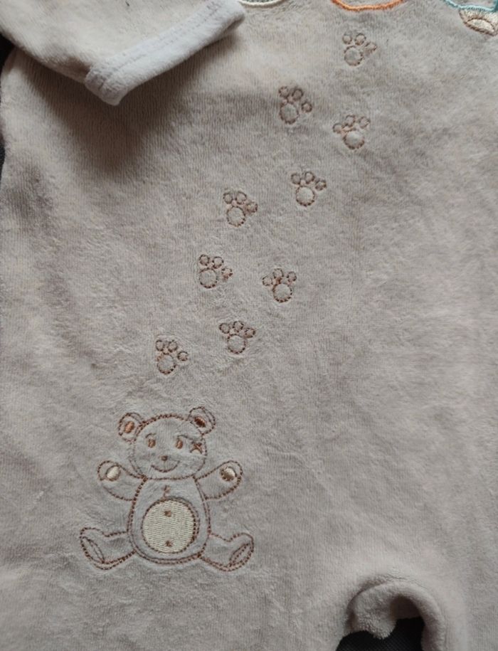 Dors bien beige en velours - photo numéro 4