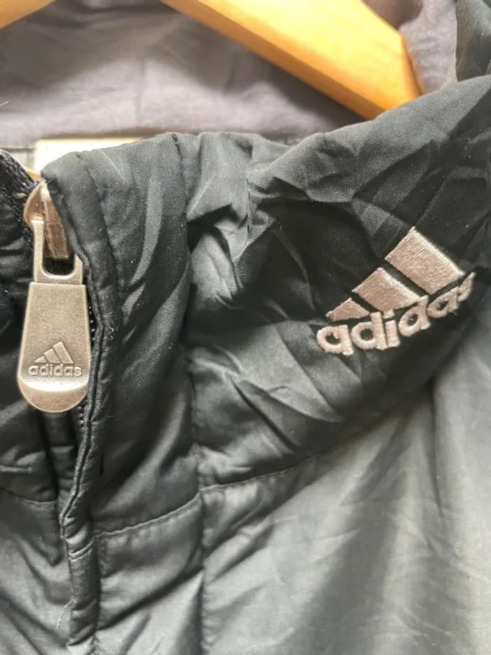 Adidas parka windbreaker track suit mens XL black - photo numéro 5