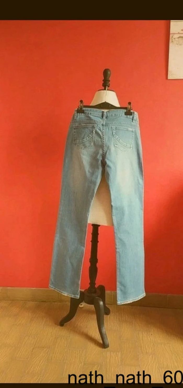 Jeans Etam bleu t40 - photo numéro 2