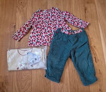 Ensemble blouse, body et pantalon Sergent Major