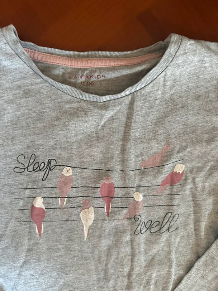 T-shirt manches longues Monoprix, taille 10 ans - photo numéro 2