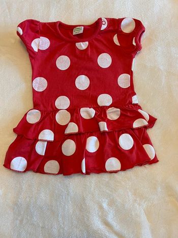 Robe Pebble Stone (effet Minnie Mouse) taille 68cm/ 6M