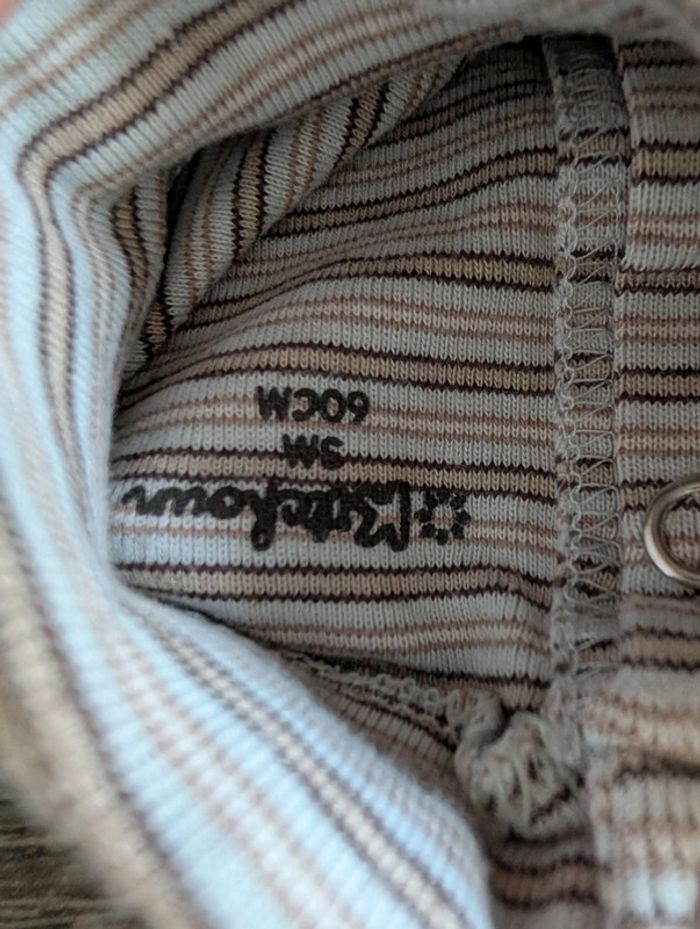 T-shirt manches longues rayé - photo numéro 3