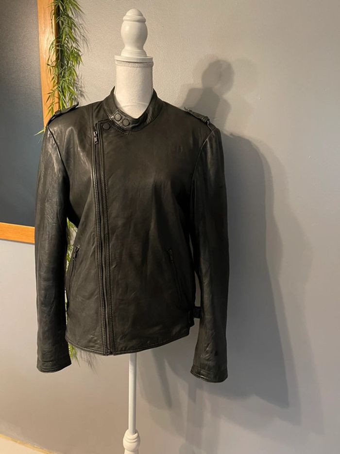 Veste en cuir Teddy Smith L