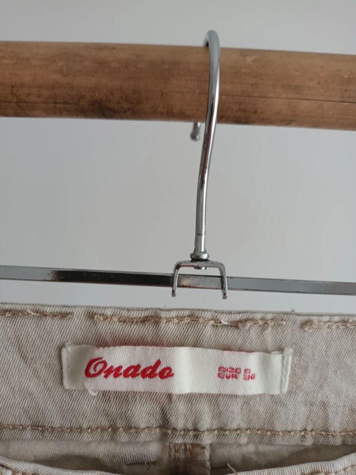 Pantalon beige à motifs Onado taille S - photo numéro 2