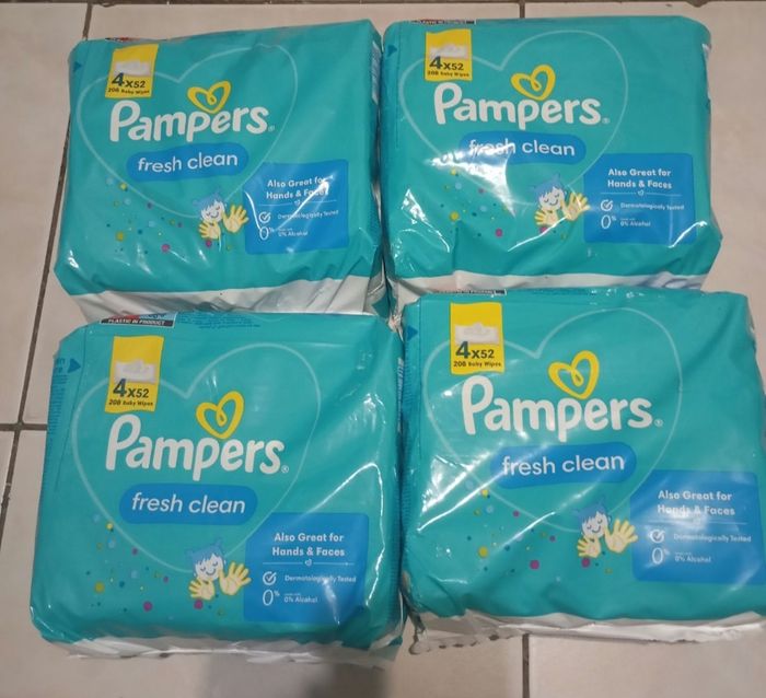 832 lingettes Pampers fresh cleen - photo numéro 2