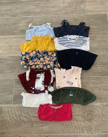 Lot robes été fille 6 mois