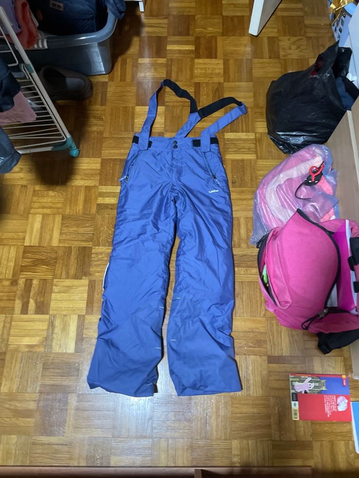 Pantalon de ski bleu enfant