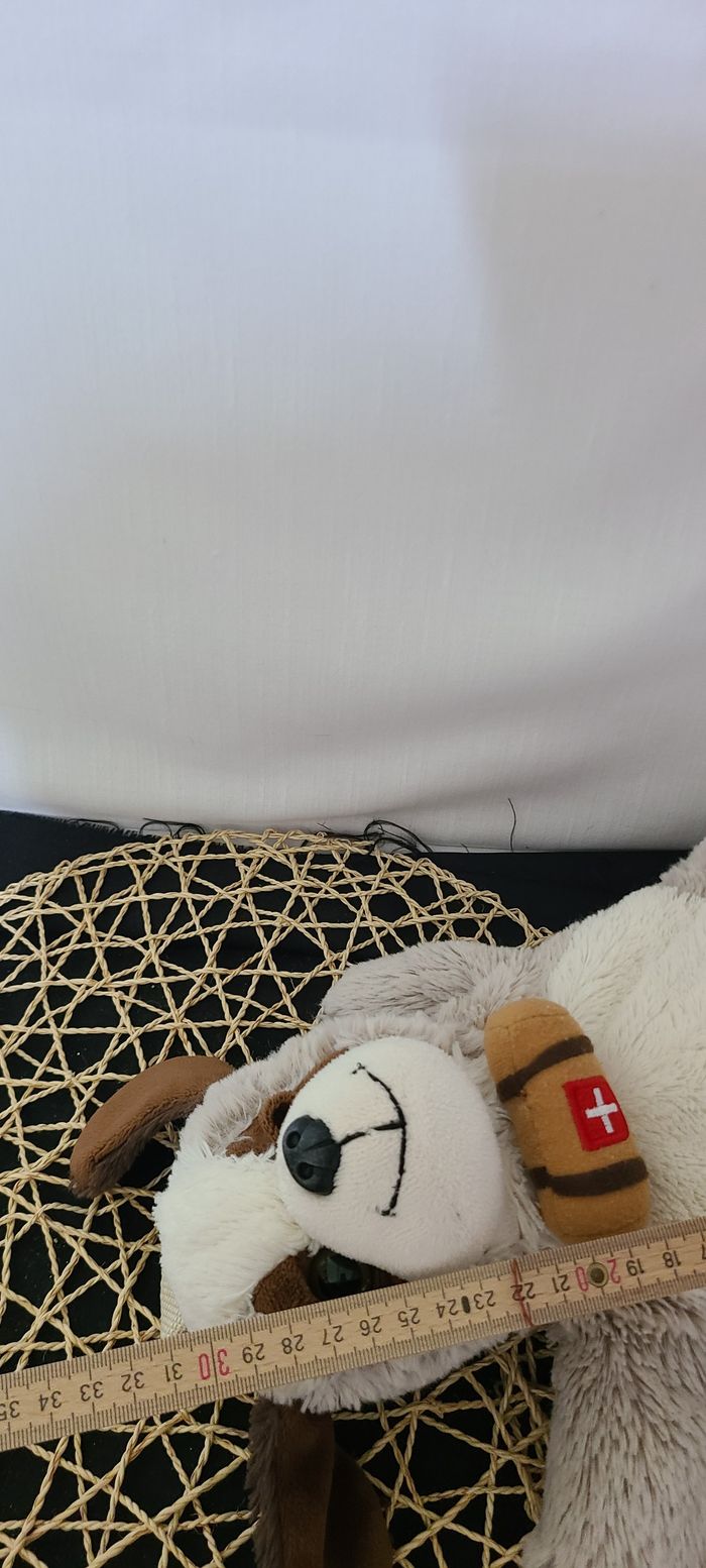 Peluche sac à dos saint bernard - photo numéro 4