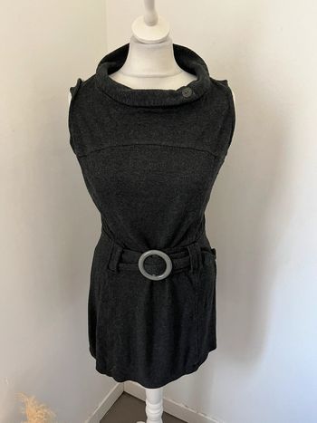 Robe grise ceinturée la City M