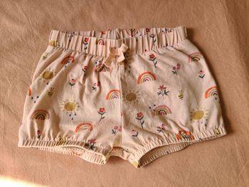 Joli short Name It rose pâle à motif