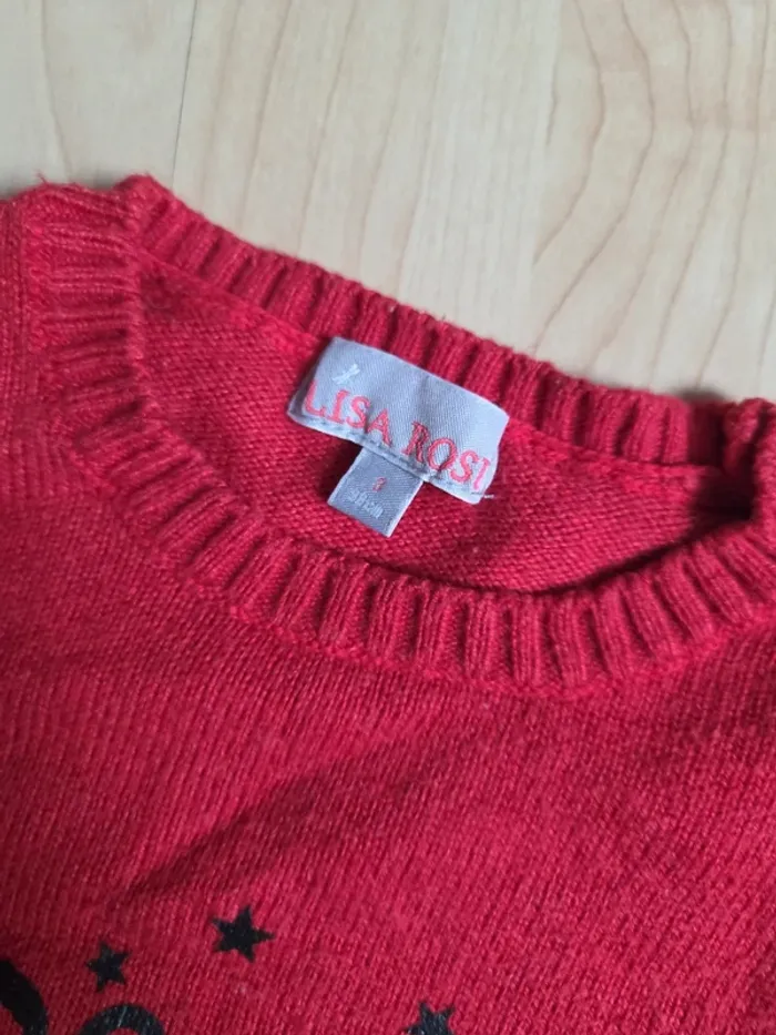 Pull robe 3ans fille Lisa rose - photo numéro 2