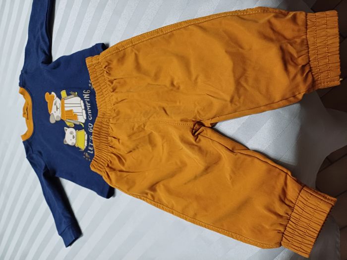 ensemble pantalon-polo ML pour garçons Taille 6 mois - photo numéro 3