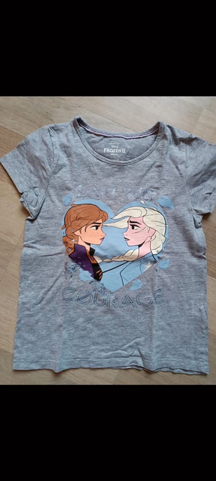Tee-shirt manches courtes reine des neiges 2