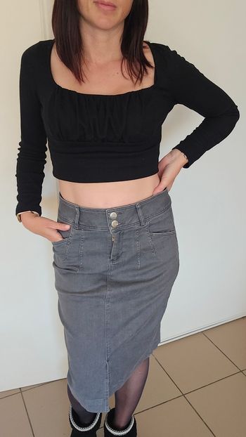 Jupe en jean breal taille 38