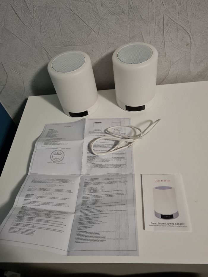 2 Lampes de chevet tactile portable - photo numéro 2