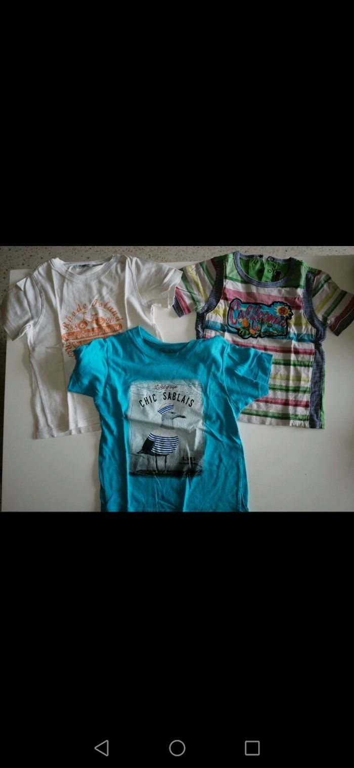 Lot de 3 t-shirts 4 ans