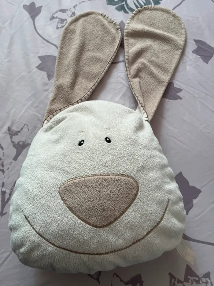 Peluche coussin lapin - photo numéro 3