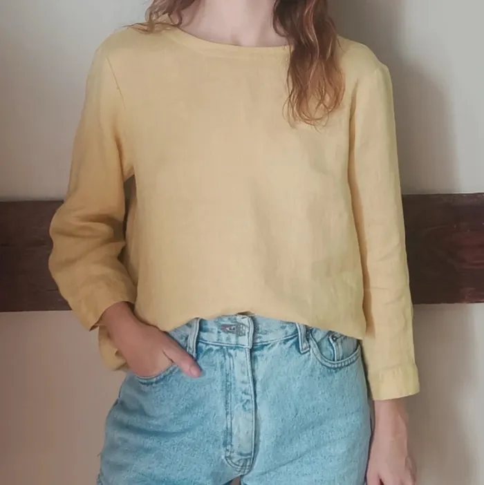Blouse lin Muji - photo numéro 2