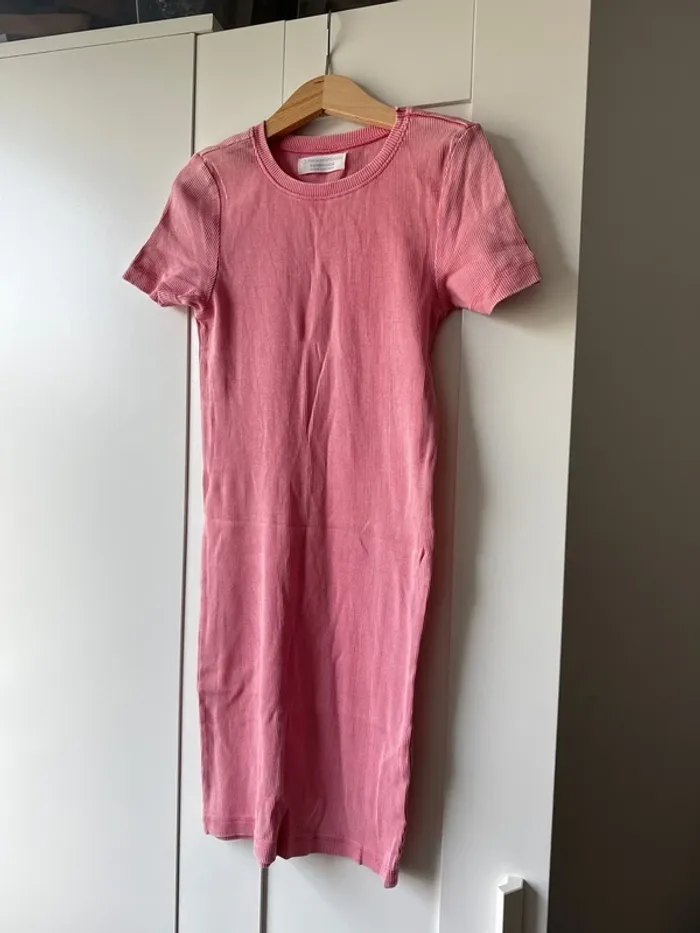 Robe collante enfant rose corail