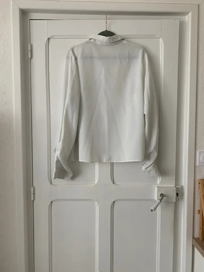 Chemisier blanche femme - Taille 1XL Shein Curve - photo numéro 2