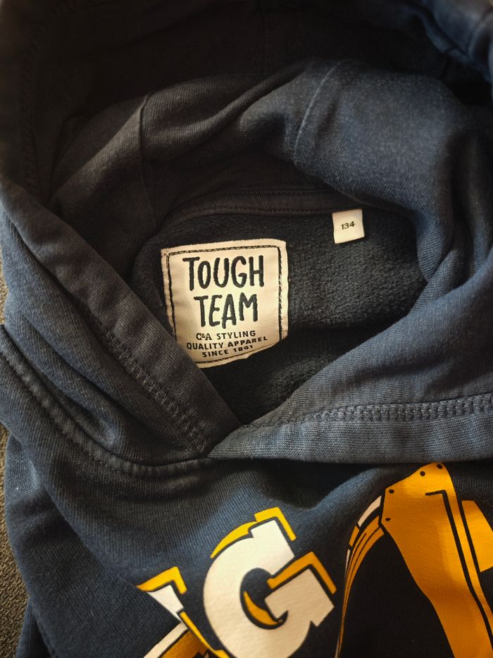 Sweat à capuche marine taille 9 ans - photo numéro 2