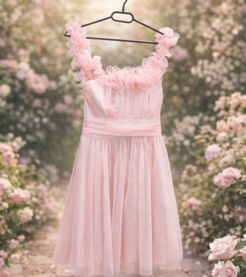 🌸 Robe de cérémonie rose – 10 ans / 140 cm 🌸