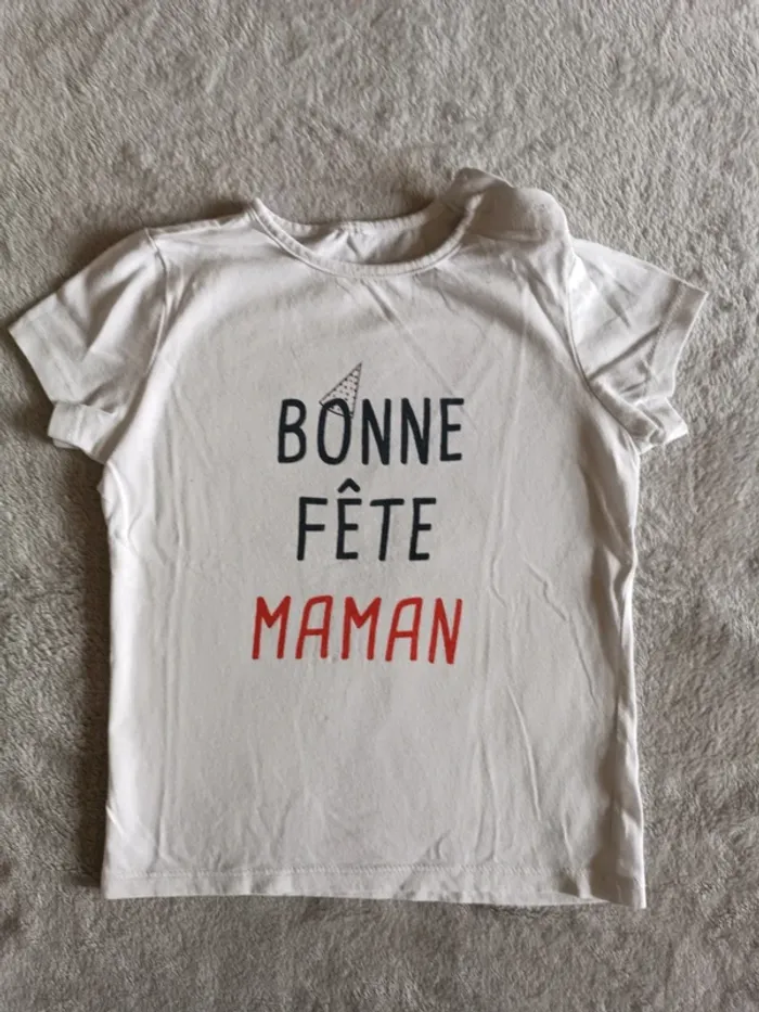 T-shirt mixte bonne fête maman
