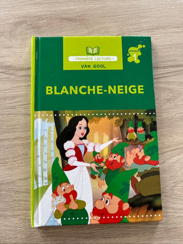 Livre première lecture blanche neige