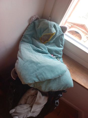 Magnifique nid d'ange /turbulette pour poussette ou cosy de bébé mixte