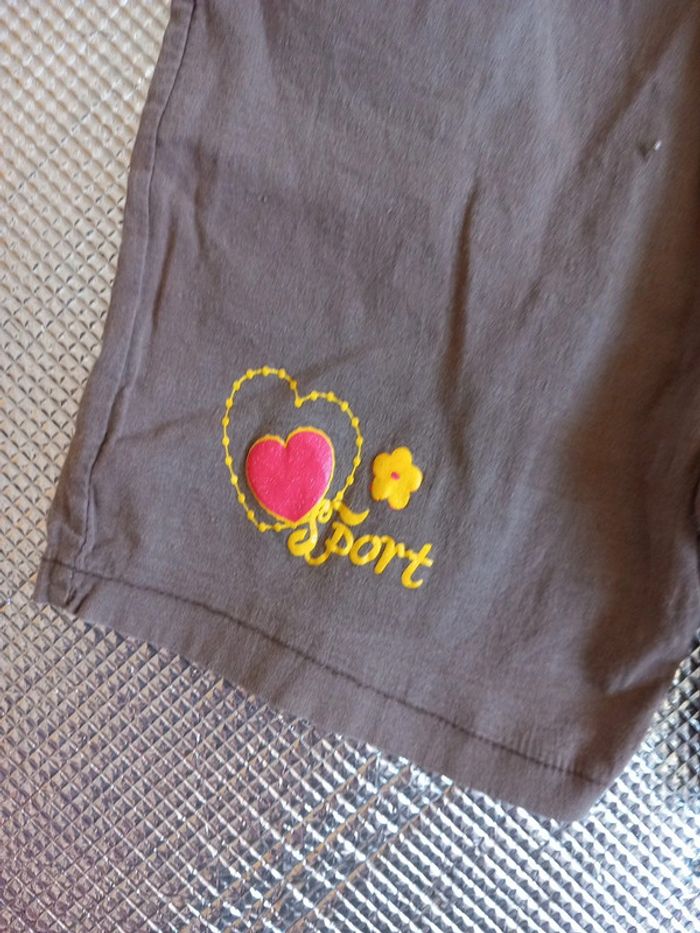 Short coton chocolat 3 ans - photo numéro 2
