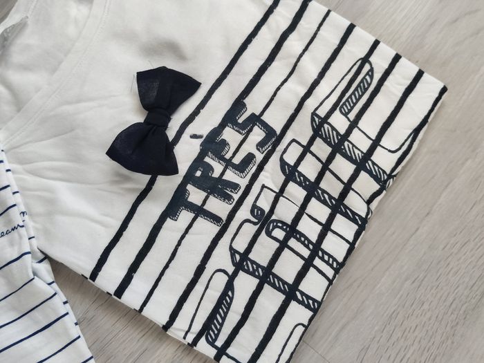 Lot de 2 tee shirt marinière Etam et Grain de malice Taille S - photo numéro 4