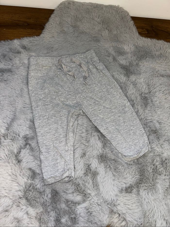Legging / pantalon souple gris - 6 mois - Tex Baby