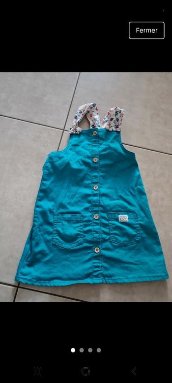 Robe salopette 3 ans