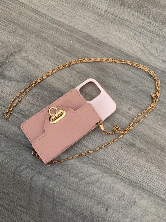 Coque de portableiphone 12 pro à bandoulière