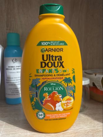 Shampooing 2 en 1 Garnier Ultra Doux Enfants - Le Roi Lion (Neuf)