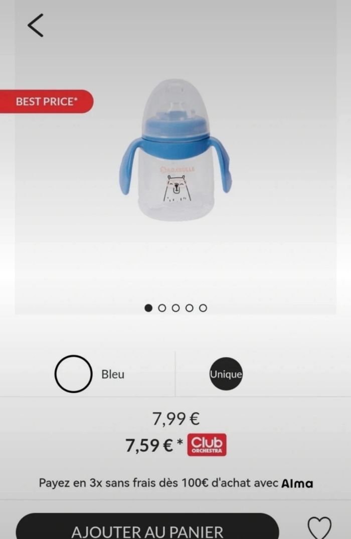 Lot Tasses d'apprentissage bébé avec poignées - photo numéro 3