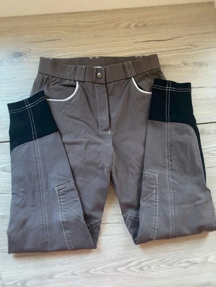 Pantalon Equitheme  – Taille  36 –  Brun  – Très bon  état - photo numéro 2
