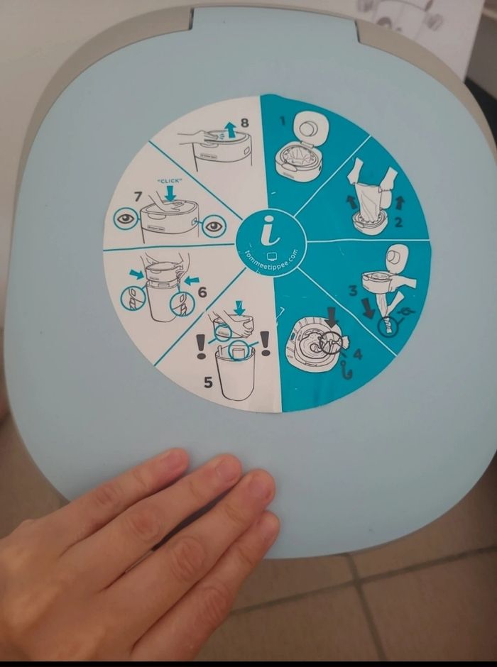 Poubelle a couches - photo numéro 2