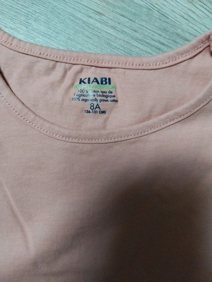 Tee-shirt fille manches longues 8 ans kiabi - photo numéro 3