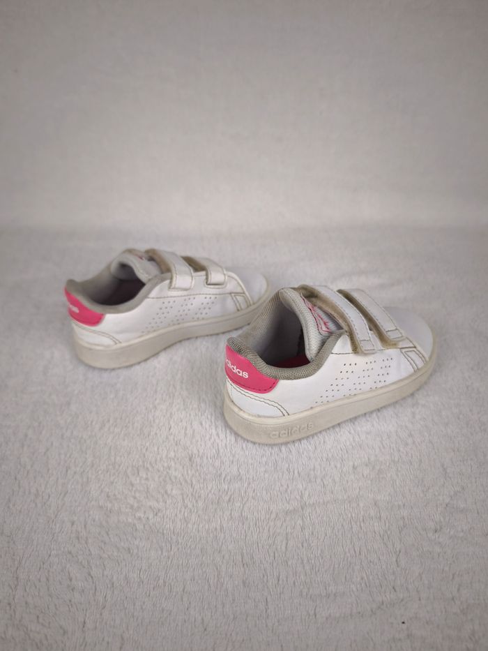 Stan Smith blanche rose Adidas fille pointure 23 - photo numéro 6