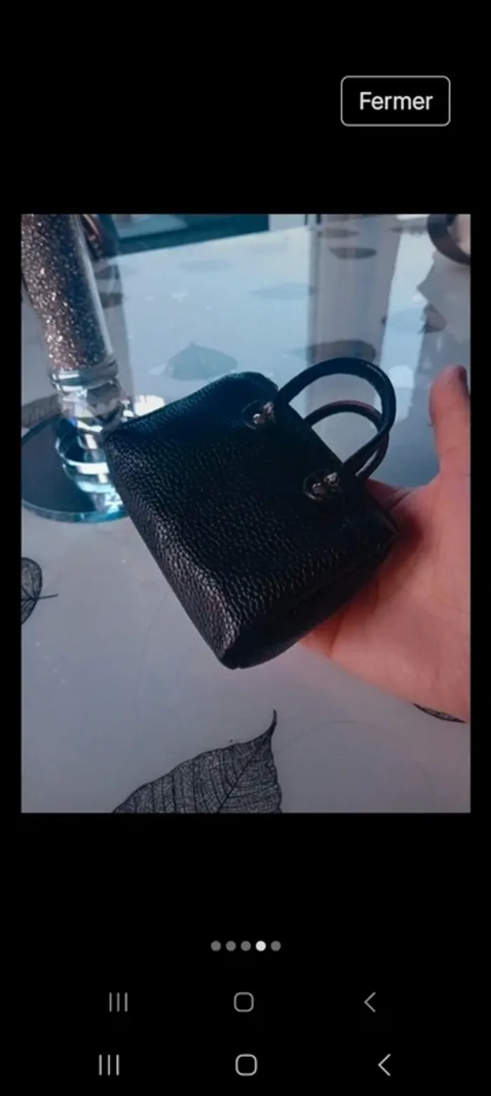 Petit porte monnaie cuir - photo numéro 3