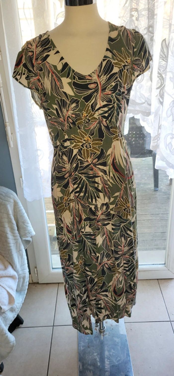 Robe longue fleurie d'été  38
