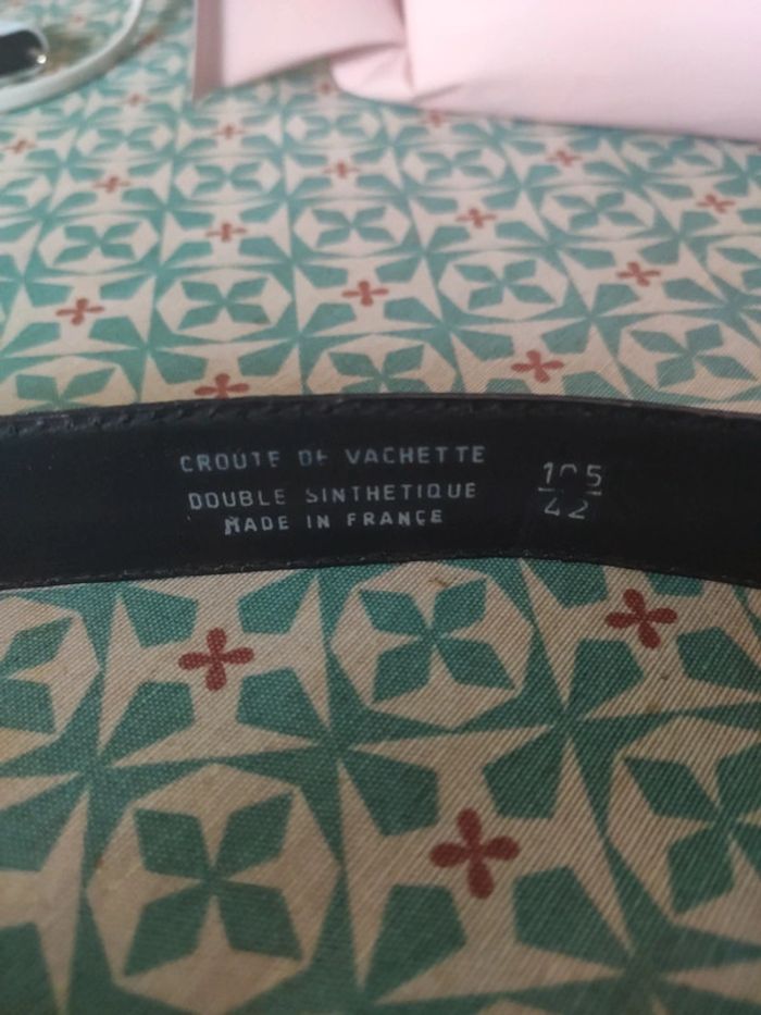 Ceinture cuir vachette 90 cm - photo numéro 4